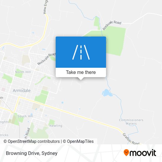 Browning Drive map