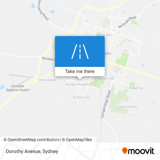 Mapa Dorothy Avenue