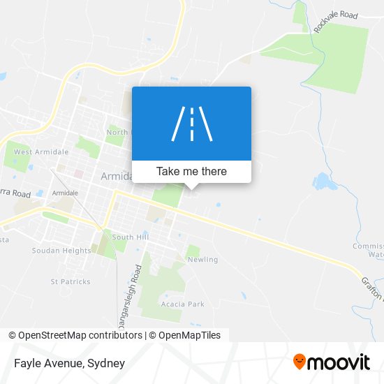 Fayle Avenue map