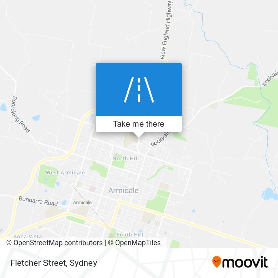 Fletcher Street map