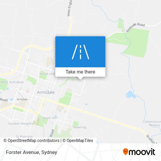 Forster Avenue map