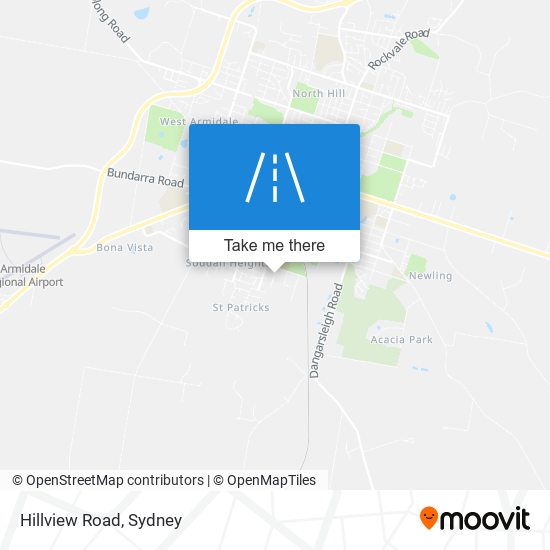 Mapa Hillview Road