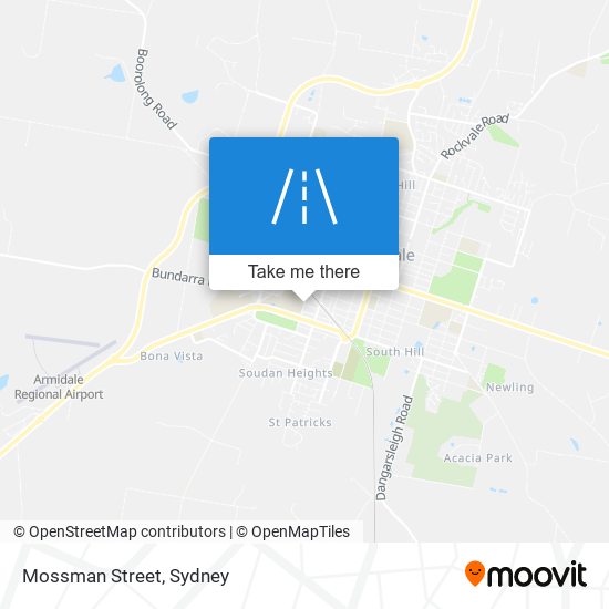 Mossman Street map