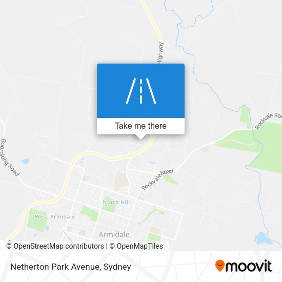 Netherton Park Avenue map
