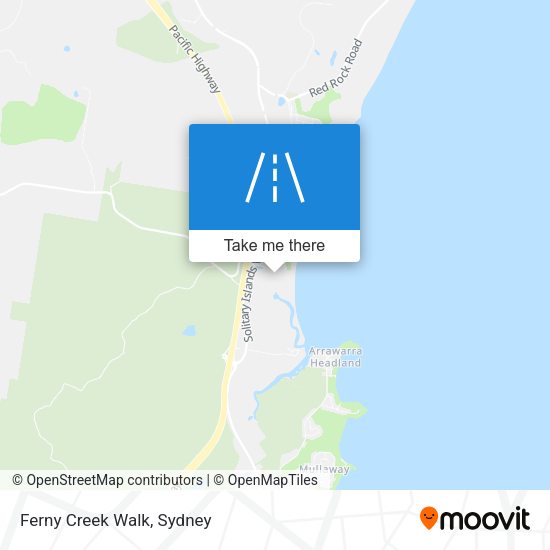 Ferny Creek Walk map