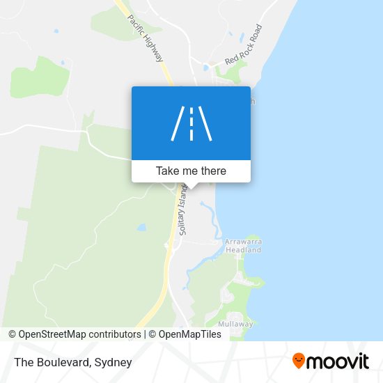 The Boulevard map