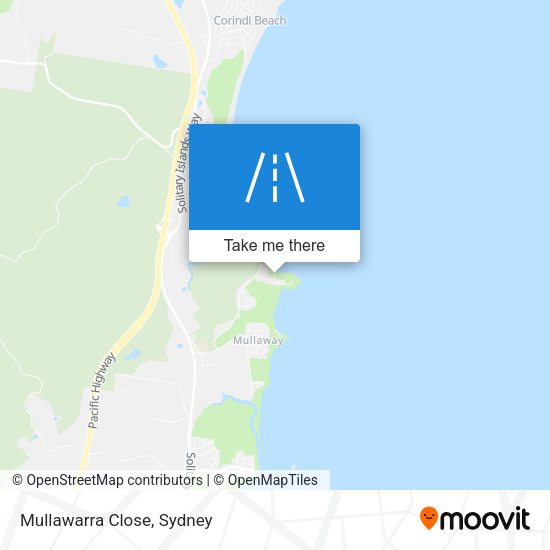 Mullawarra Close map