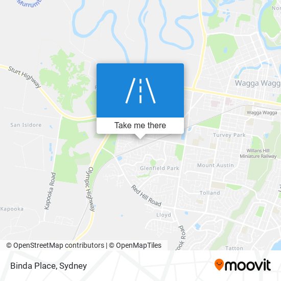 Binda Place map