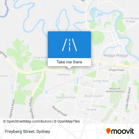 Freyberg Street map