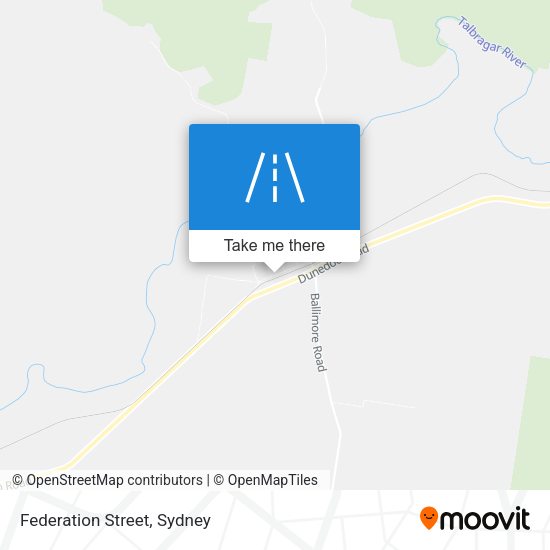 Federation Street map