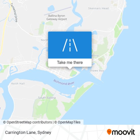 Carrington Lane map