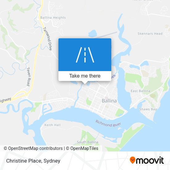 Christine Place map