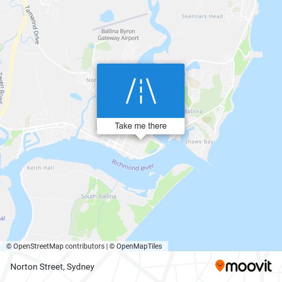 Norton Street map