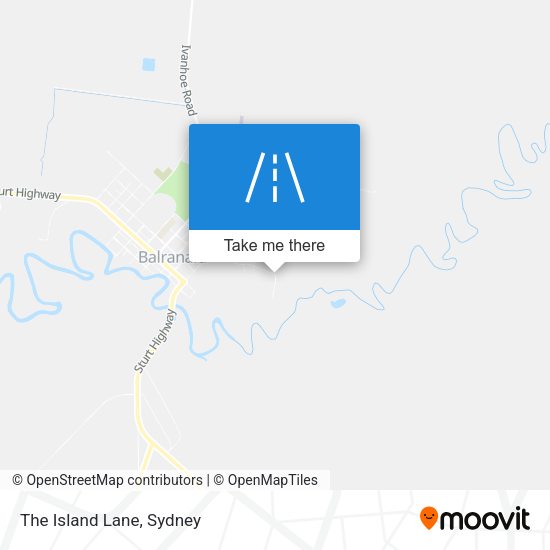 The Island Lane map