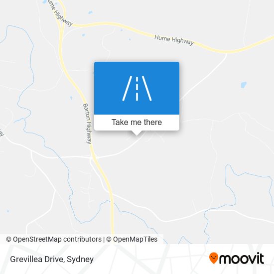 Mapa Grevillea Drive