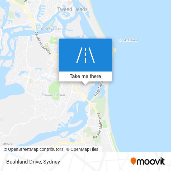 Bushland Drive map