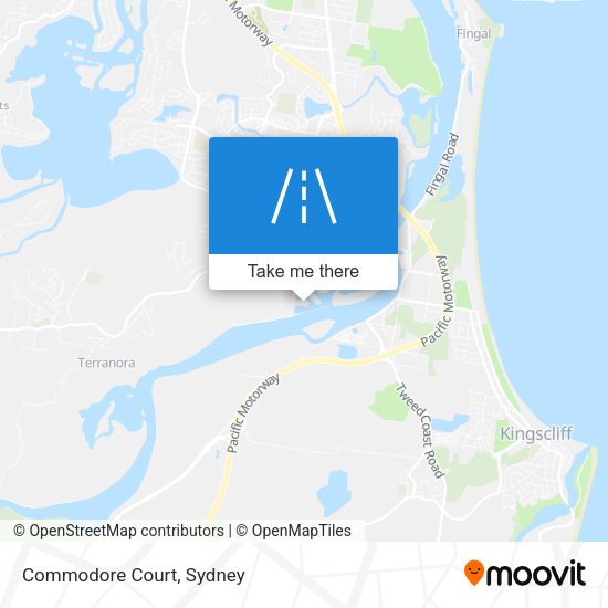 Commodore Court map