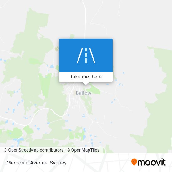 Memorial Avenue map