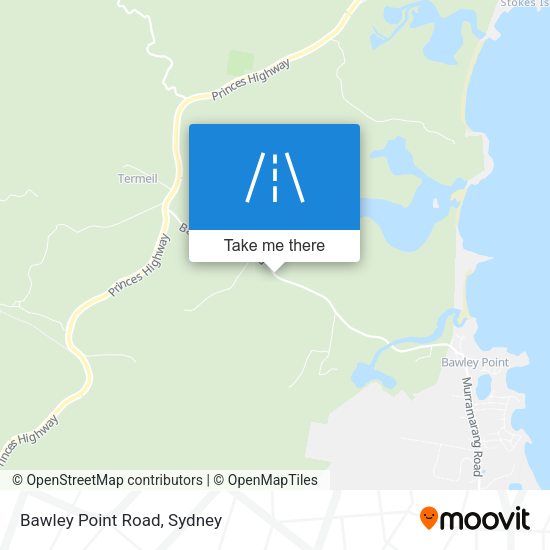 Bawley Point Road map