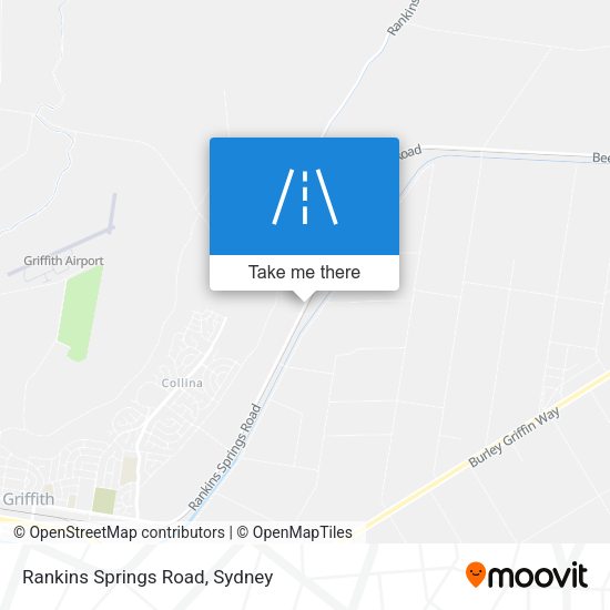 Rankins Springs Road map