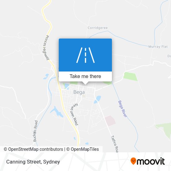 Canning Street map