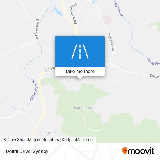 Dellril Drive map