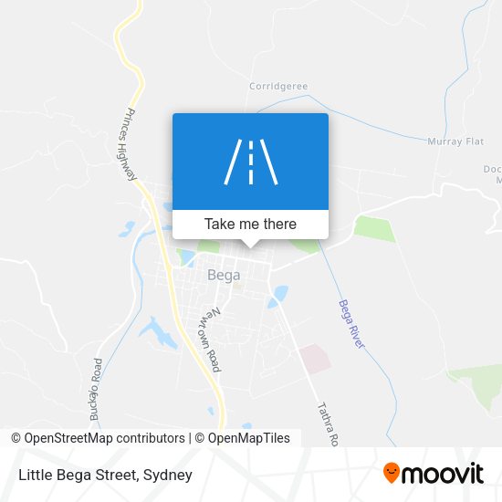 Little Bega Street map