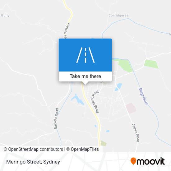 Meringo Street map