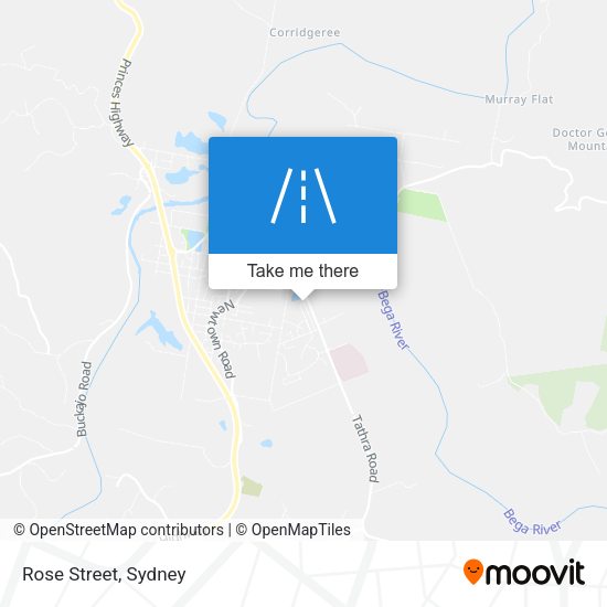Rose Street map
