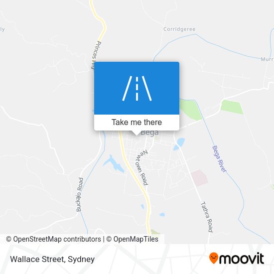 Wallace Street map