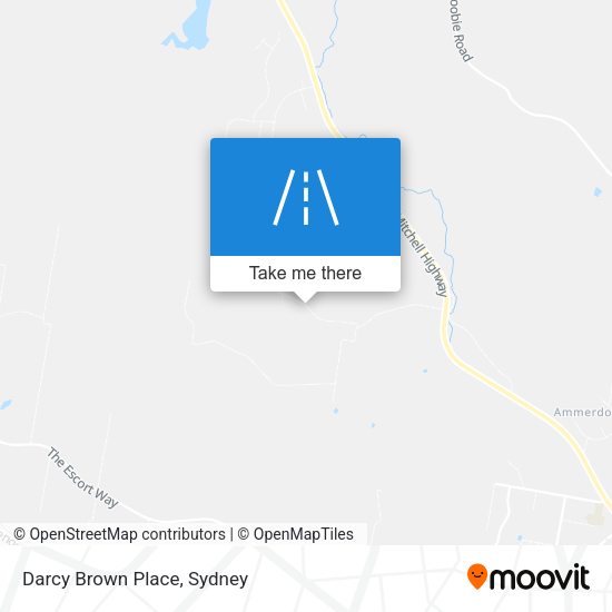 Darcy Brown Place map