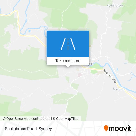 Scotchman Road map