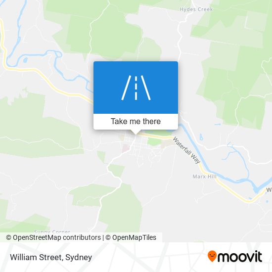 William Street map