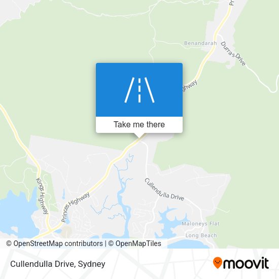 Cullendulla Drive map