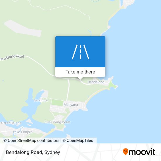 Bendalong Road map