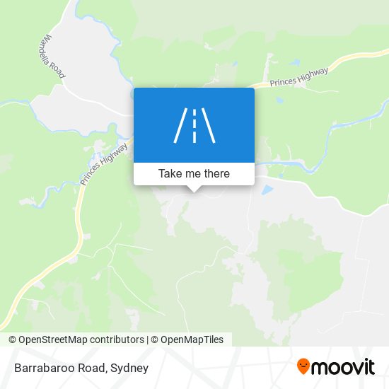 Barrabaroo Road map