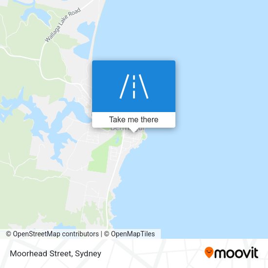 Moorhead Street map
