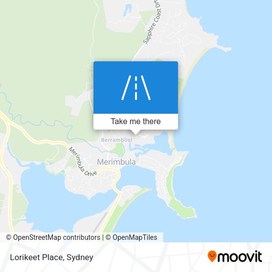Lorikeet Place map