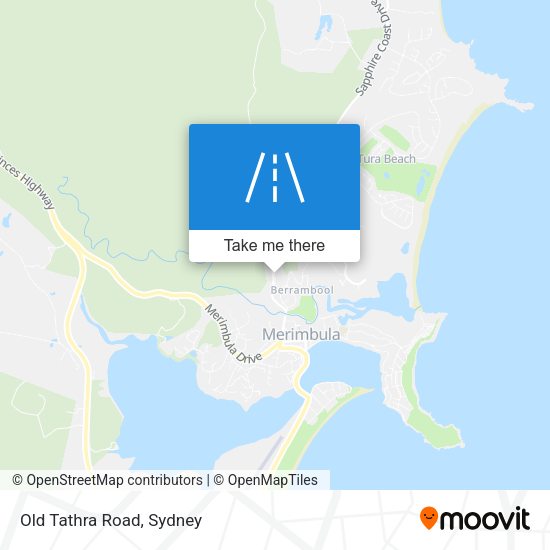 Old Tathra Road map