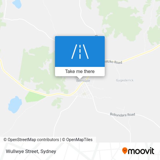 Wullwye Street map