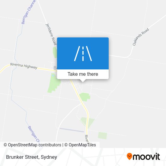 Brunker Street map