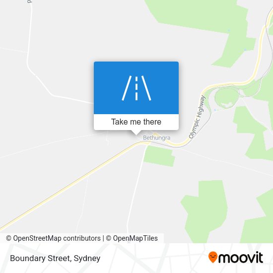 Boundary Street map