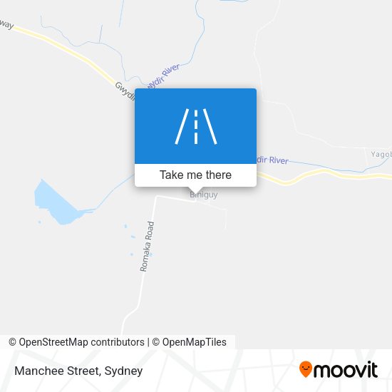 Manchee Street map