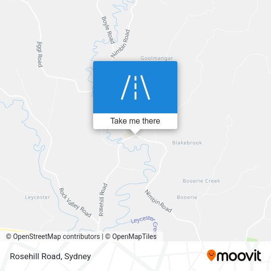 Rosehill Road map