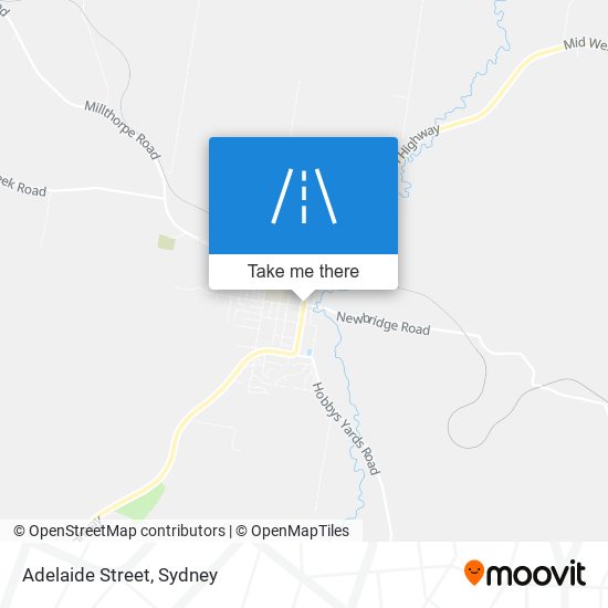 Adelaide Street map