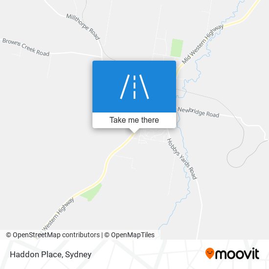 Haddon Place map