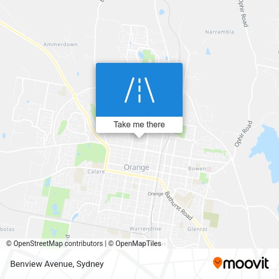 Benview Avenue map