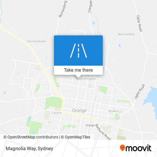 Mapa Magnolia Way