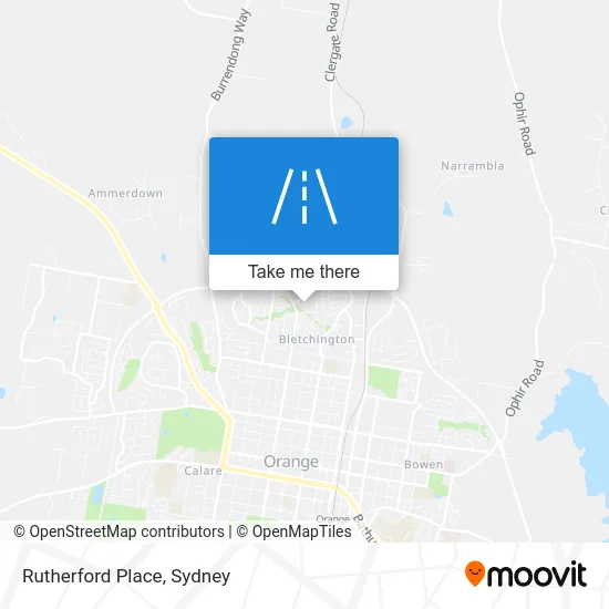 Mapa Rutherford Place