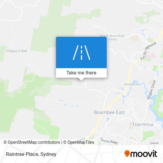 Raintree Place map